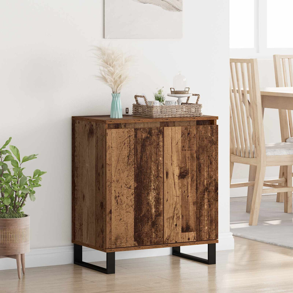 Vidaxl Sideboard Old Wood 60 X 35 X 70 Cm Engineered Wood