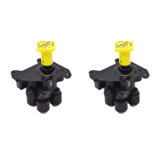 2X PP- Dash Control Bromsventil för International 065661 800733 2032342C91 MV3 Trailer Stop Control Valve