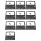 10X Replacement Shell for   Top Bottom Shell Game Card Tray for Nintedo 1