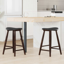 vidaXL Dining Chairs 2 pcs Light Brown 46 x 37 x 63 cm