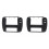 2X FáScia de RáDio de Carro de 9 POLEGADAS para  Patrol 1997-2005 VíDeo Dash Panel Player ÁUdio 2 Din Stereo Frame Mount Kit (RHD) 1