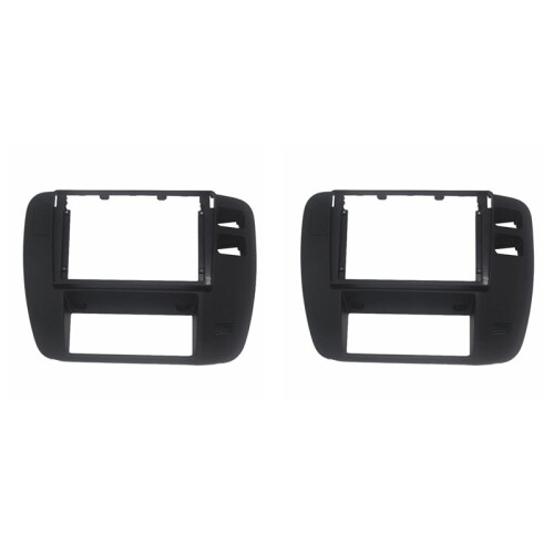 2X FáScia de RáDio de Carro de 9 POLEGADAS para  Patrol 1997-2005 VíDeo Dash Panel Player ÁUdio 2 Din Stereo Frame Mount Kit (RHD)