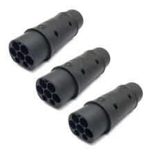 3X Typ 2 Till GBT EV-Laddaradapter IEC 62196 Till GB Kina Standard EV Charger Converter Adapter 16A 32A för EVSE-Laddning