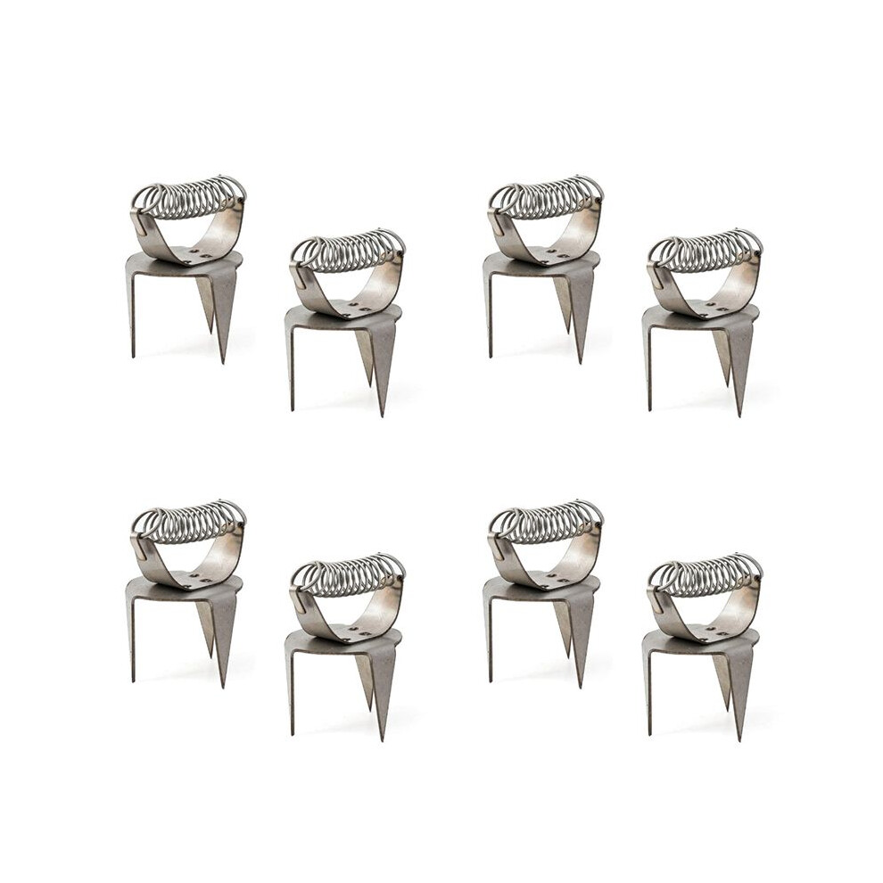 8X Pottery Glaze Tools Fingertip Dip Glaze Clip Stainless Steel Glaze Clip Diy Tea Cup Ceramic Coloring And Glazing Tool 4713765817603