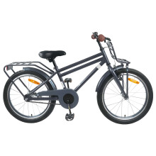 vidaXL Kids Bike 18 Inches for 5-7 Years Old Dark Grey