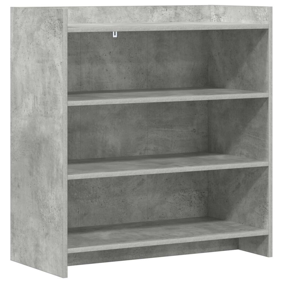 Vidaxl Sideboard Concrete 75 X 36 X 80 Cm Engineered Wood Grey