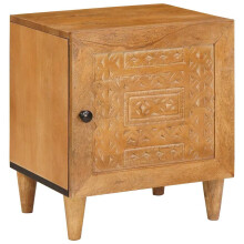 vidaXL Bedside Cabinet Light Brown 80 x 50 x 40 cm Engineered Wood
