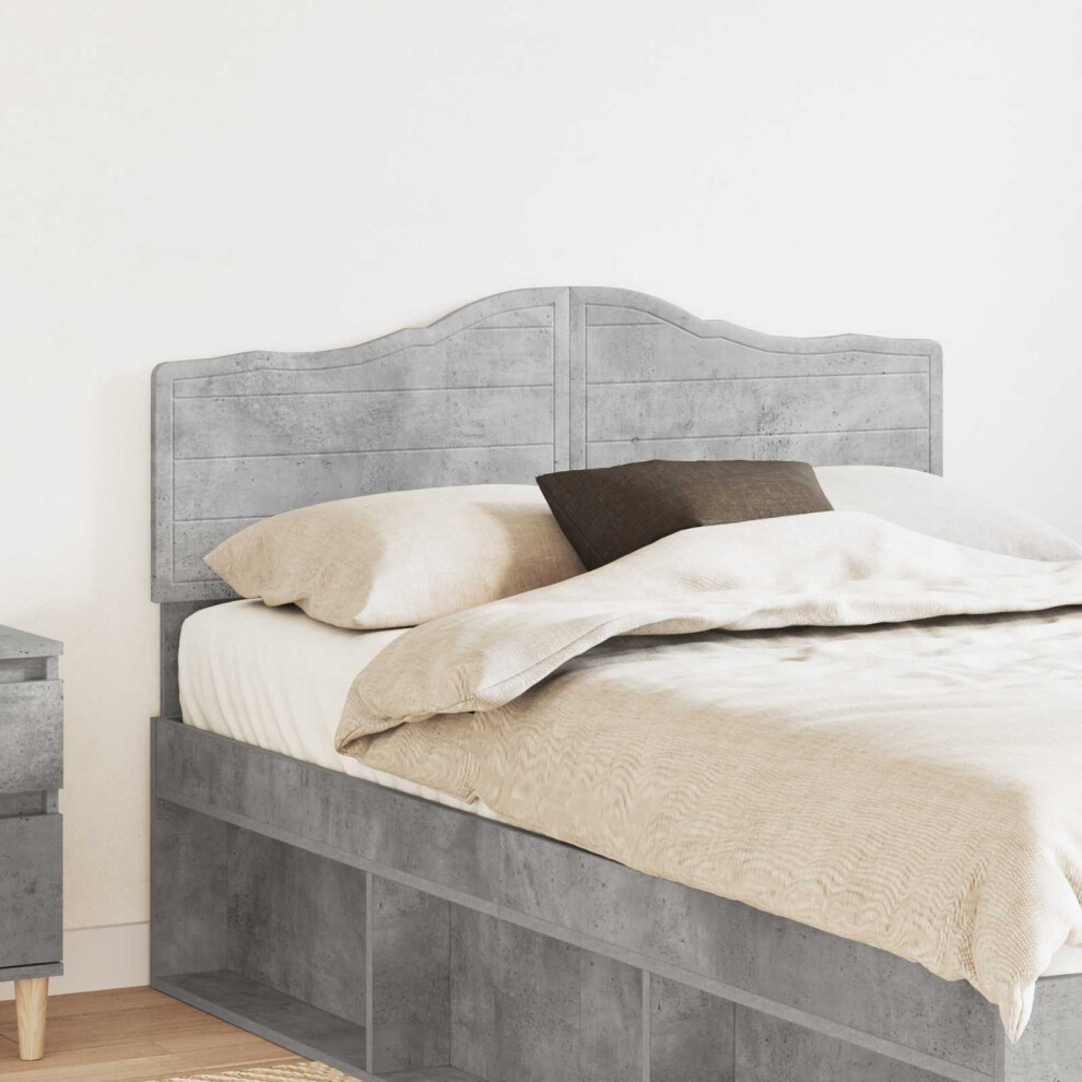 Vidaxl Headboard Concrete Engineered Wood Grey