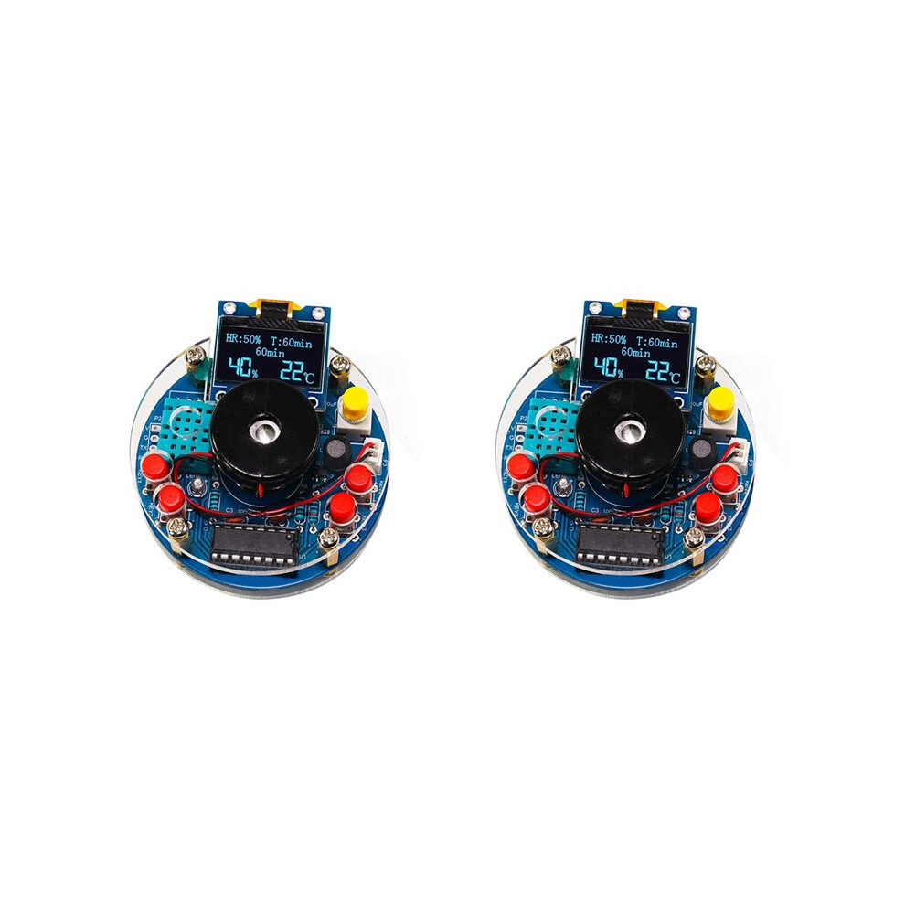 2X Diy Usb Humidifier Atomizing Oled Display Temperature Humidity Circuit Board Kit Manufacturing Welding Exercise Parts 4713060487143