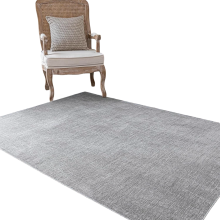 Evitany Tapis à Poil Ras 80x150 cm Antidérapant Souple Gris — tapis chambre, tapis chenille, tapis salon, tapis lavable