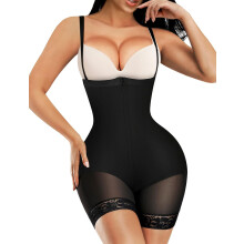 FeelinGirl Body Modellante Corsetto Snellente Addome Nero 3XL — intimo modellante, body snellente, corsetto sottoveste