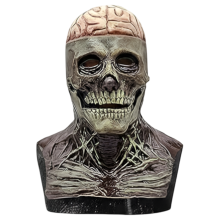 Spaventosa Maschera in Lattice Teschio Scheletro Zombie Halloween — accessori halloween, costume festa