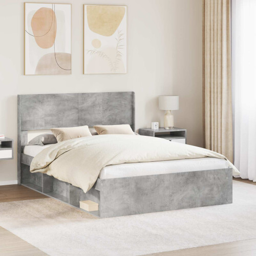 VidaXL vidaXL Headboard Concrete Grey PB