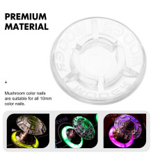 MOOER 40Pcs Mushroom Guitar Effect Pedal Foot Nail Cap Amplifiers Foot Guitar Pedal Knob Protector