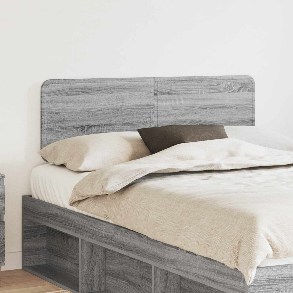 Vidaxl Headboard Sonoma Engineered Wood Grey