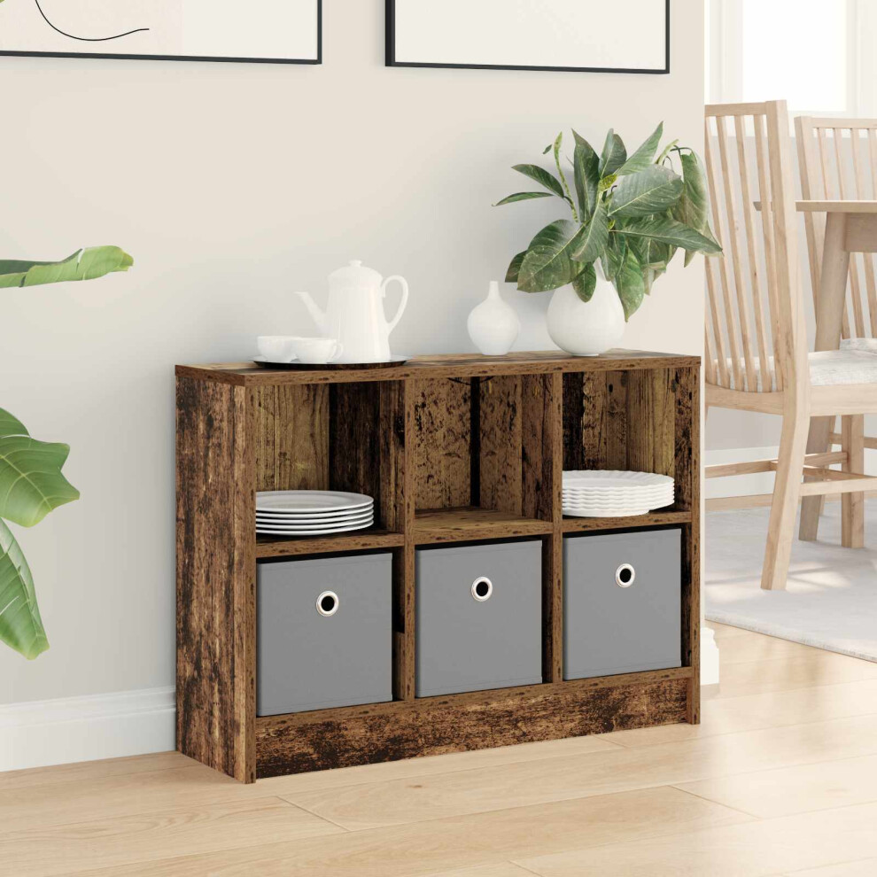 Vidaxl Sideboard With Drawer Old Wood 73.5 X 22.5 X 53.5 Cm