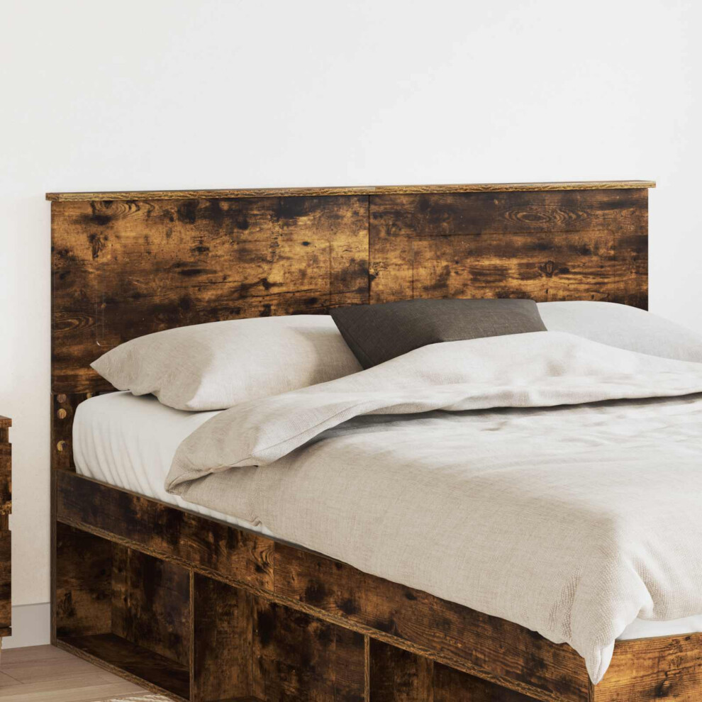 Vidaxl Headboard Smoked Oak Engineered Wood