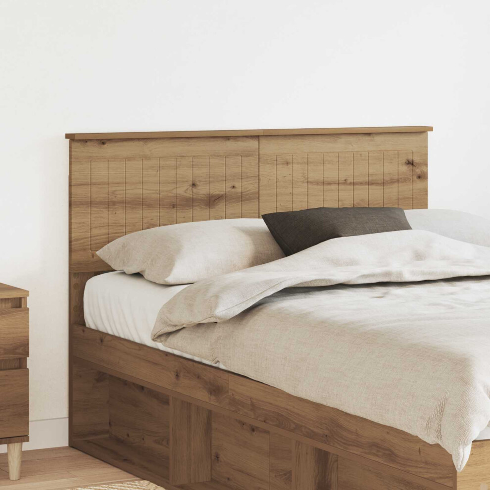 Vidaxl Headboard Artisan Oak Engineered Wood
