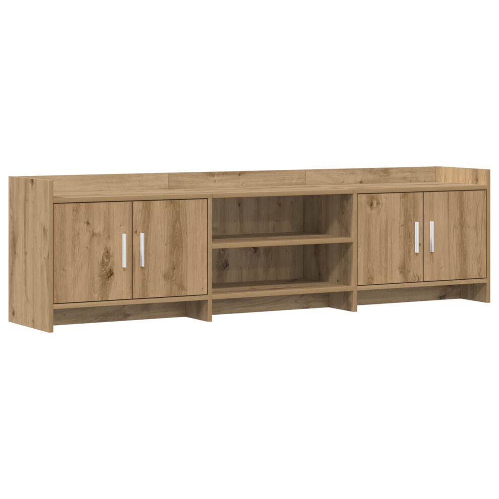 Vidaxl Tv Cabinet 168 X 33 X 47 Cm Artisan Oak Engineered Wood