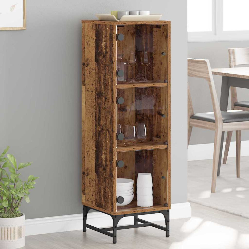 Vidaxl Sideboard Old Wood 35 X 37 X 117 Cm
