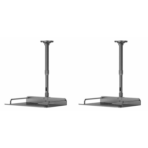 2X Projector Ceiling Mount Tray Wall Mount Bracket for Cameras & Projectors, Ideal for Video Conferencing,C