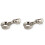 2X Silver Metal Mic Clip Microphone Shock Mount Bracket Simple Mic Stand Accessories Use Flexible Angle Adjustment 1