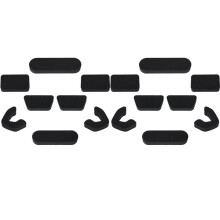 2X Universal Helmet Padding Fit Kit for Batting and Catchers Helmets, Pads for Baseball/Softball Players