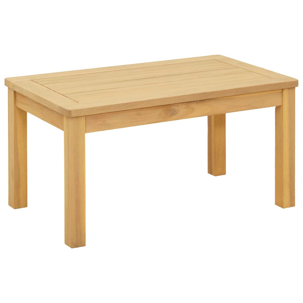Vidaxl Coffee Table Light Acacia 70 X 40 X 36 Cm Solid Acacia Wood
