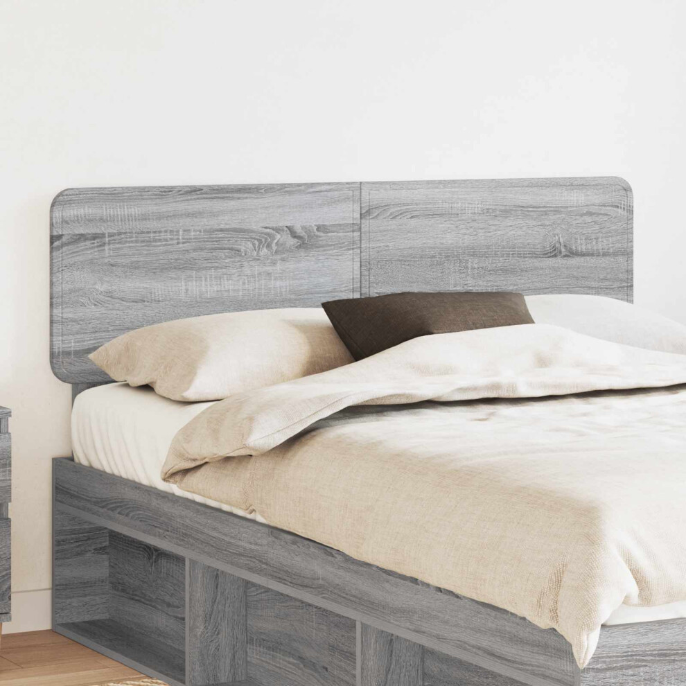 Vidaxl Headboard Sonoma Engineered Wood Grey