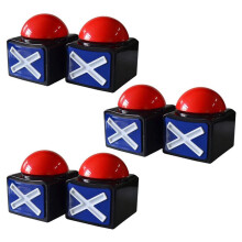 6PCS Game Answer Buzzer , Game Buzzer Alarm Sound Button with Light Trivia Quiz Got Talent Buzzer Game Toys
