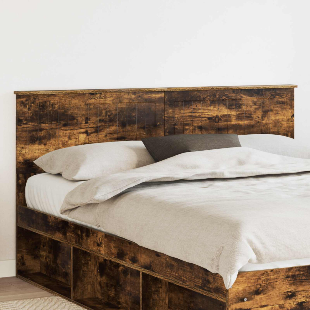 Vidaxl Headboard Smoked Oak Engineered Wood
