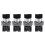 4X 22mm Latching 2 NO 3-Position Rotary Selector Select  ZB2-BE101C Black 1
