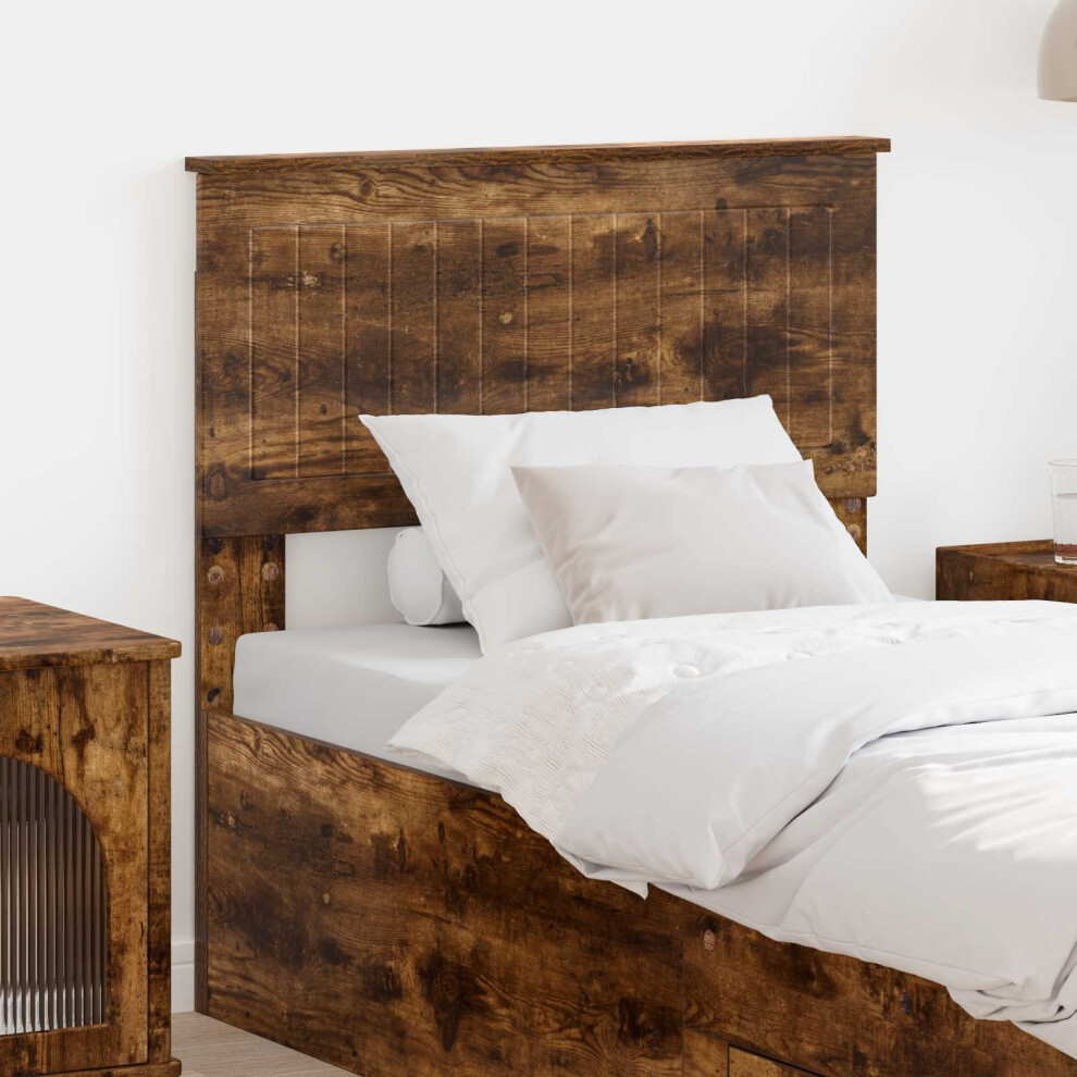 Vidaxl Headboard Smoked Oak Engineered Wood