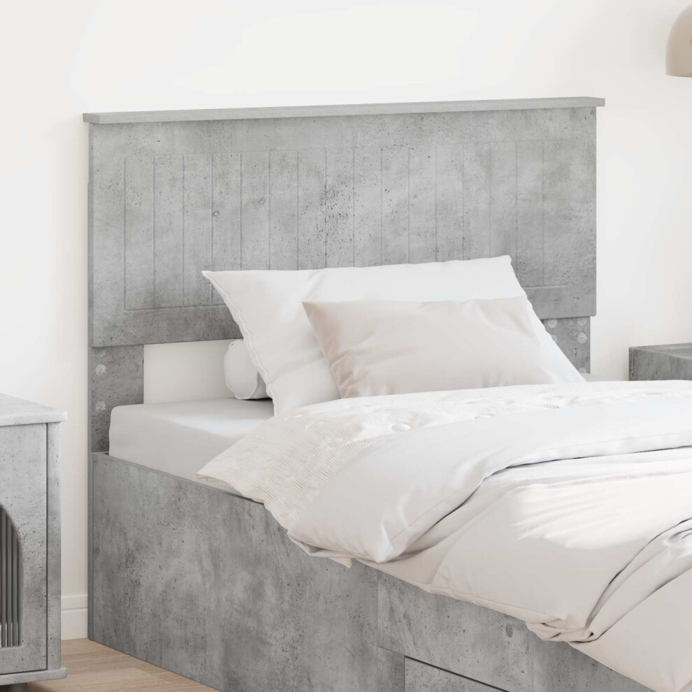 Vidaxl Headboard Concrete Engineered Wood Grey