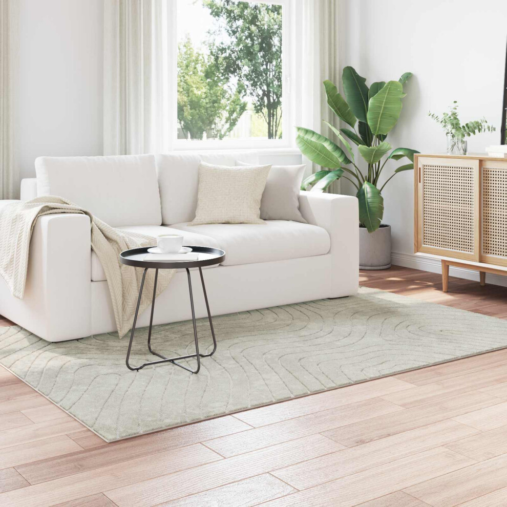 Vidaxl Area Rugs Rectangular Palmeras Green 160 X 230 Cm Polyester