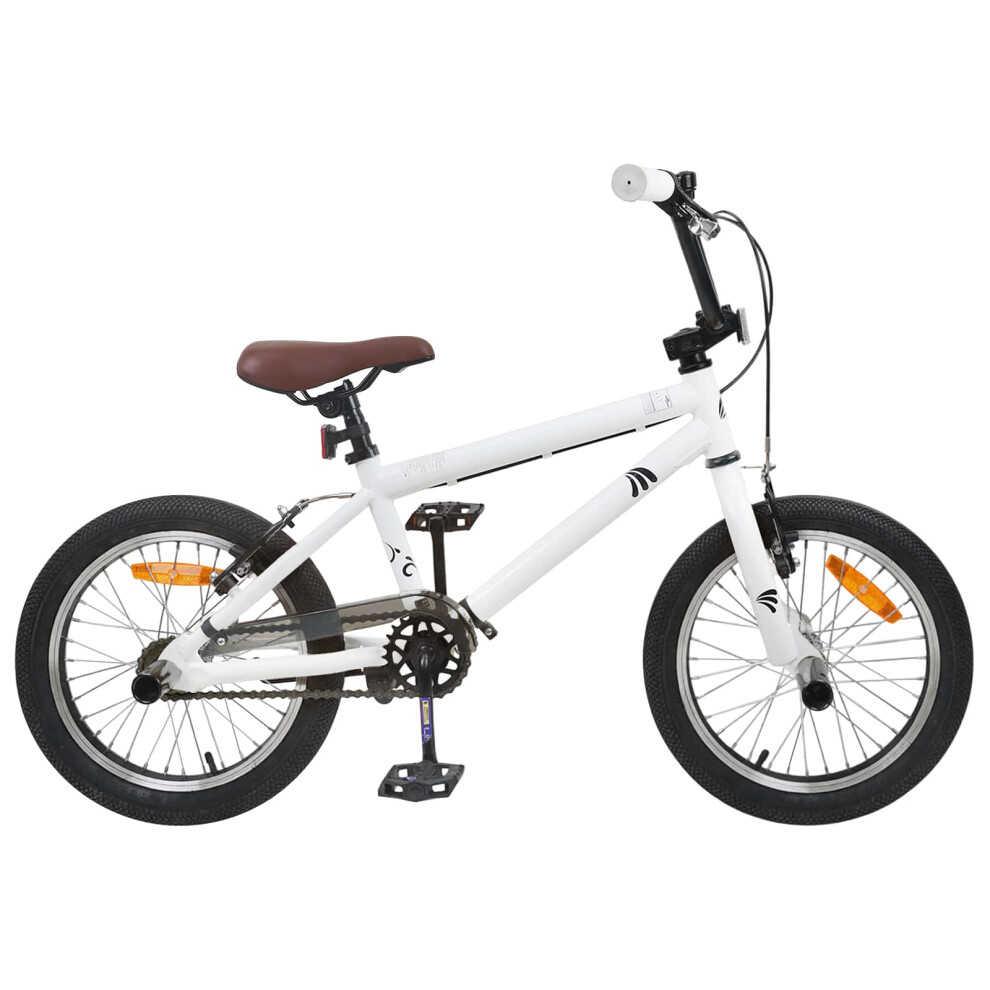 Vidaxl Bmx Bike 20 Inches For Over 9 Years Old White