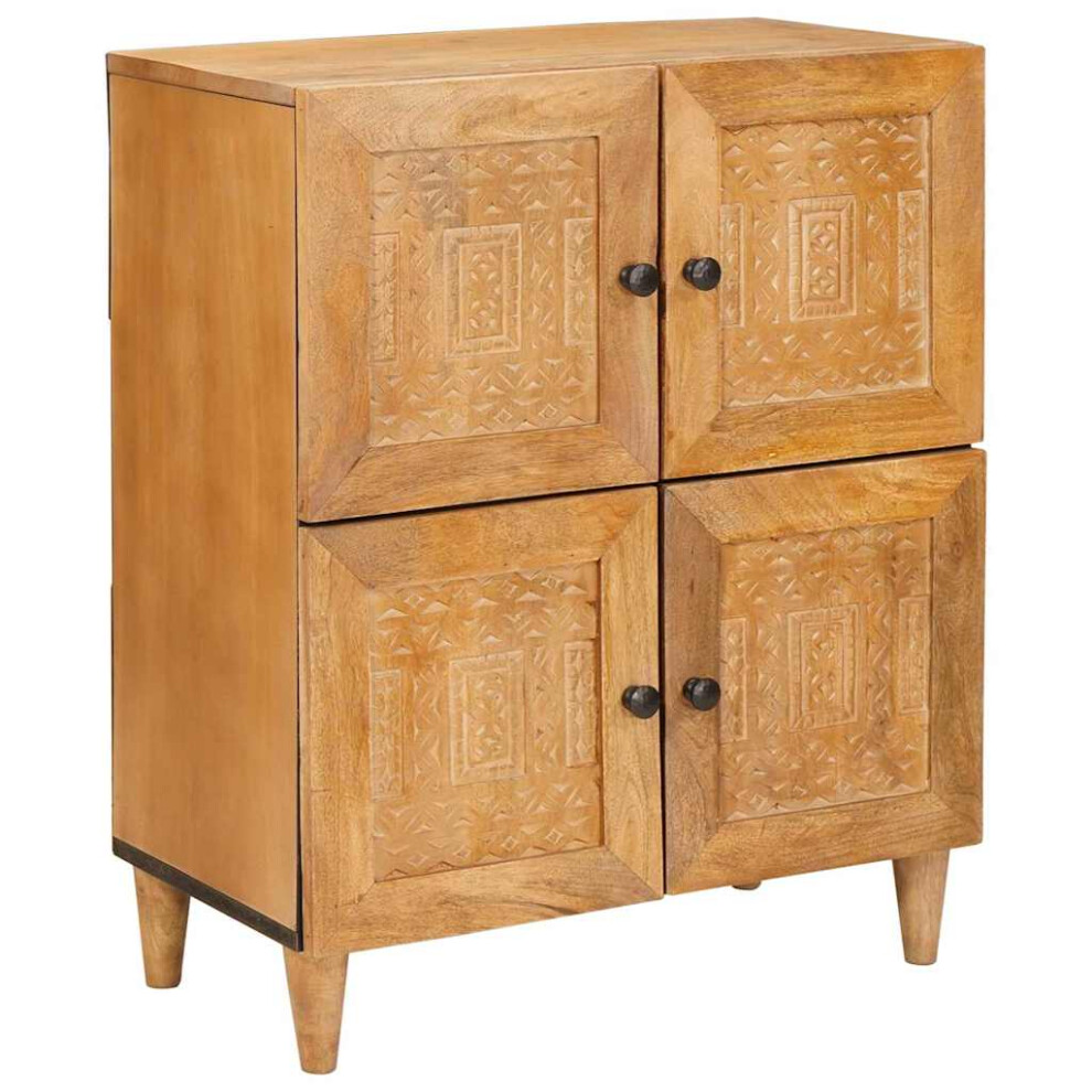 Vidaxl Sideboard 60 X 33 X 75 Cm Solid Mango Wood