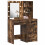 VidaXL vidaXL Dressing Table 2 pcs Brown 50 x 41 x 135 cm Engineered wood 2