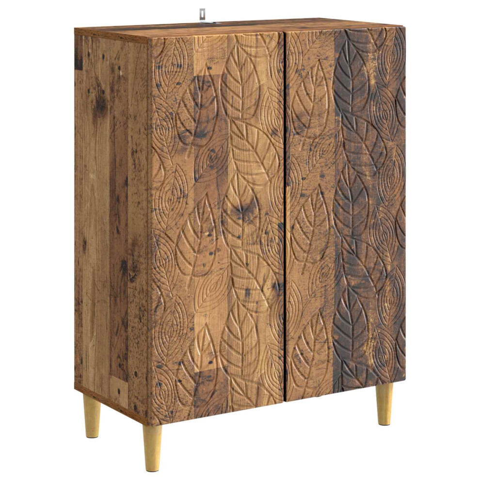 Vidaxl Sideboard Old Wood 66 X 34.5 X 90 Cm Engineered Wood