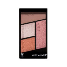 Silmämeikki - WET 'N WILD - Color Icon Quad Shade 1 (Stop Ruffing My Feathers) - 4 sävyä - Vaaleanpunainen - Korkea pigmentti