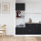 VidaXL vidaXL Hängeschrank Schwarz Eichen-Optik 60 x 57 x 207 cm 2