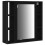 VidaXL vidaXL Bathroom Vanity Units with Shelf 3 pcs Black Engineered wood 5