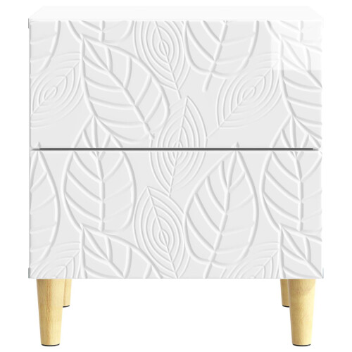 VidaXL vidaXL Bedside Table 2 pcs High Gloss White 43 x 34.5 x 48 cm 1