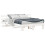 VidaXL vidaXL Bed Frame with Headboard White 150 x 200 cm Solid Pine Wood 2