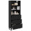 VidaXL vidaXL Highboard with Drawer 2 pcs Black Oak Engineered Wood 3