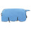 VidaXL vidaXL Horse Blanket Full Aqua 135 cm Polyester 2