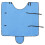 VidaXL vidaXL Horse Blanket Full Aqua 135 cm Polyester 5