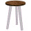 VidaXL vidaXL Table Top Dark Brown Ø 40 x 2.5 cm Solid Oak Wood 2