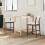 VidaXL vidaXL Dining Chairs 2 pcs Light Brown 48 x 49 x 95 cm 3