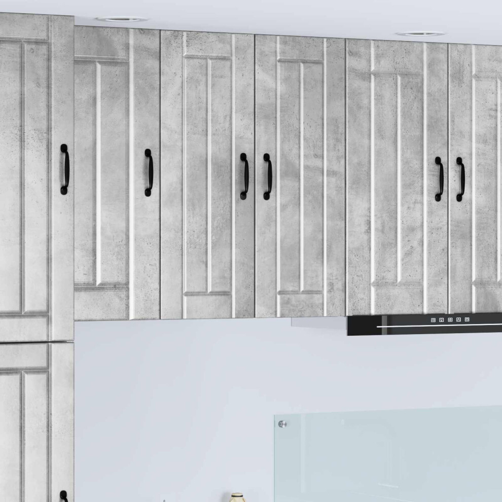 Vidaxl Wall Cabinet Lucca Concrete 30 X 31 X 80 Cm Grey